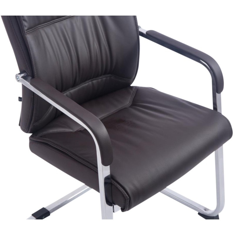 Juego de 2 sillas cantilever Anubis XL en color marrón