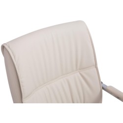 Juego de 2 sillas cantilever Anubis color crema XL