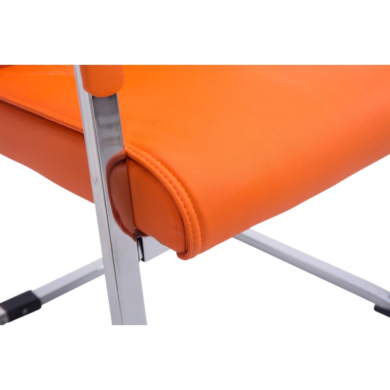 Juego de 2 sillas cantilever Anubis naranjas XL