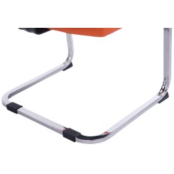 Juego de 2 sillas cantilever Anubis naranjas XL