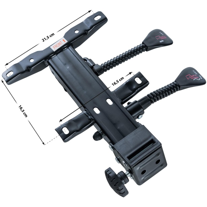 Silla de escritorio negra de 1 plaza