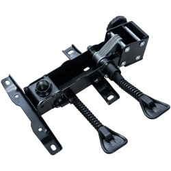 Silla de escritorio negra de 1 plaza