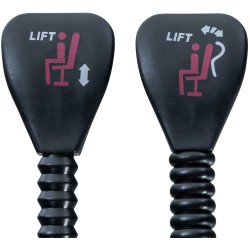 Silla de escritorio negra de 1 plaza