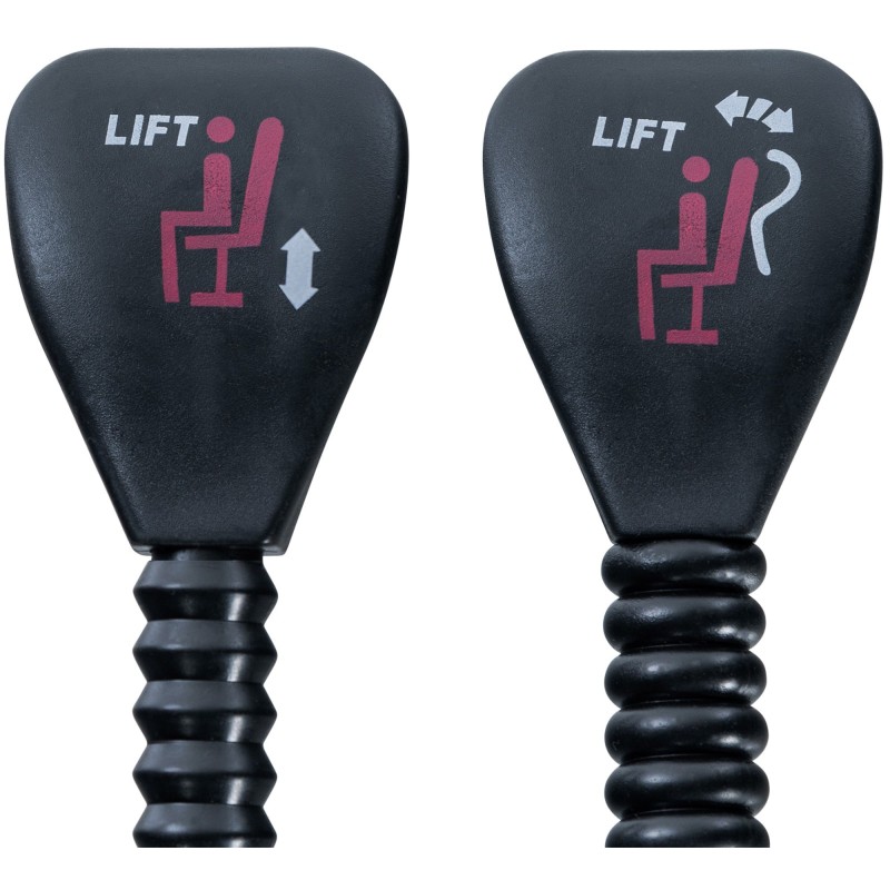 Silla de escritorio negra de 1 plaza