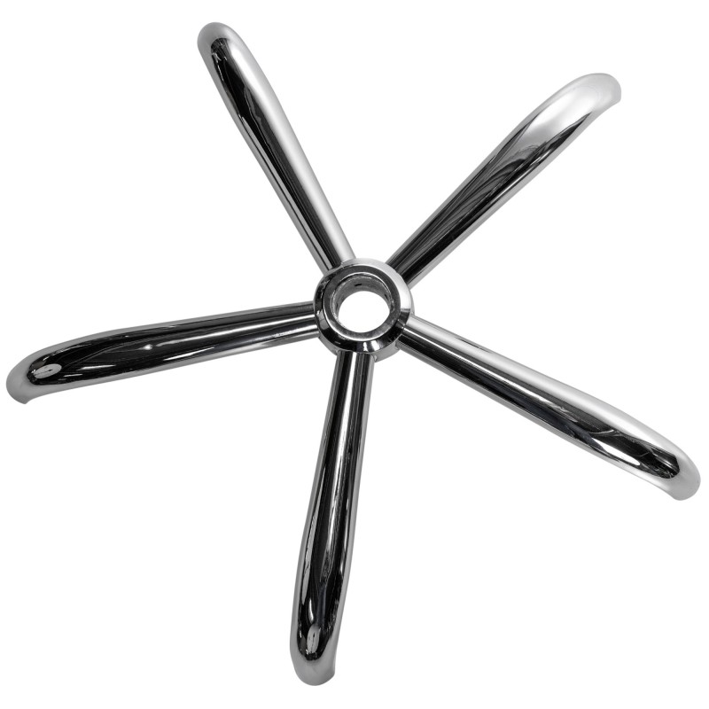 Base redonda cromada