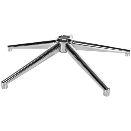 Base cuadrada cromada