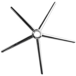 Base cuadrada cromada