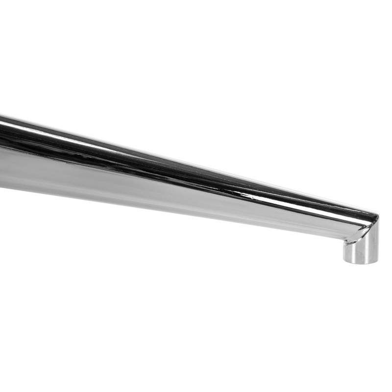 Base cuadrada cromada