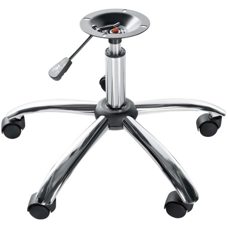 Silla de oficina Emil con estructura cromada