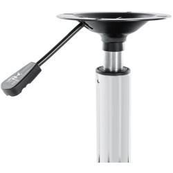 Silla de oficina Emil con estructura cromada