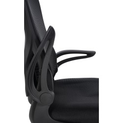 Silla de oficina negra Hudson