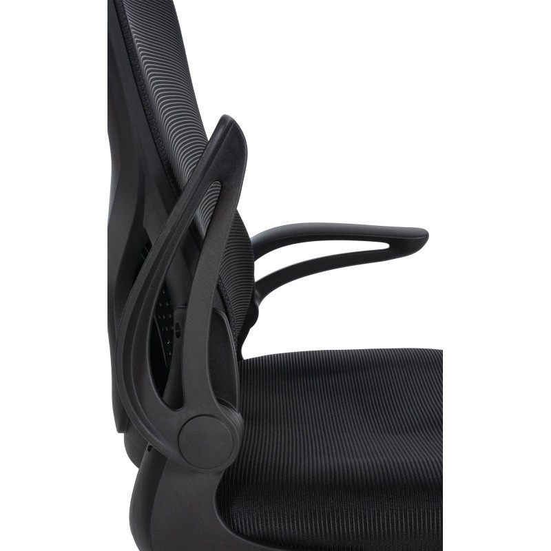 Silla de oficina negra Hudson