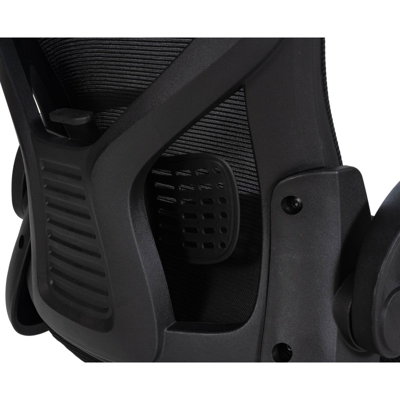 Silla de oficina negra Hudson