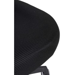 Silla de oficina negra Hudson