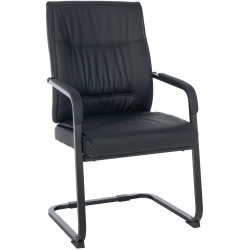 Silla de visita Anubis XL negra/negra