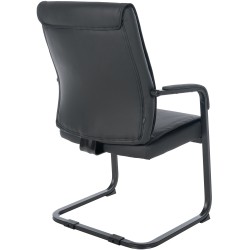 Silla de visita Anubis XL negra/negra