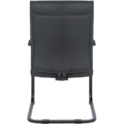 Silla de visita Anubis XL negra/negra