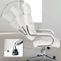 Silla de oficina blanca Campo