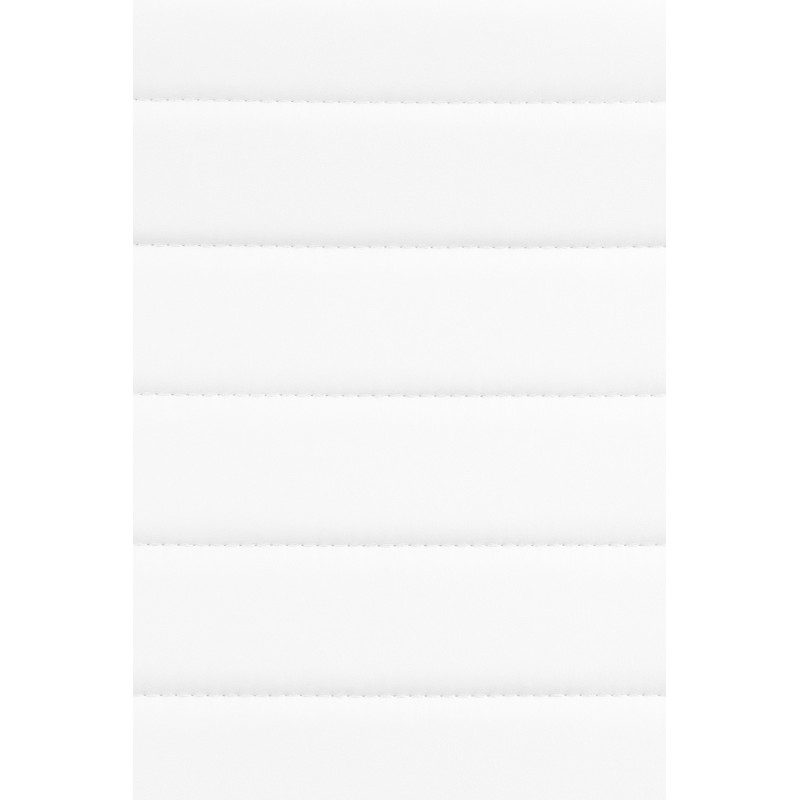 Sillón de oficina Havanna, piel sintética blanca