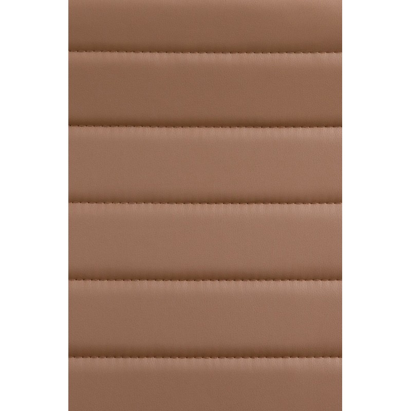 Sillón de oficina Havanna, piel sintética marrón claro