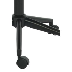 Silla de oficina Harvest, piel sintética, nogal/negro