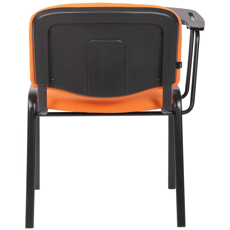 Silla Ken con mesa plegable en tela naranja