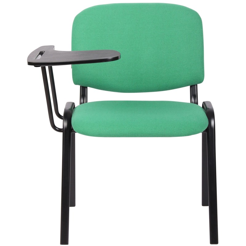 Silla Ken con mesa plegable en tela verde