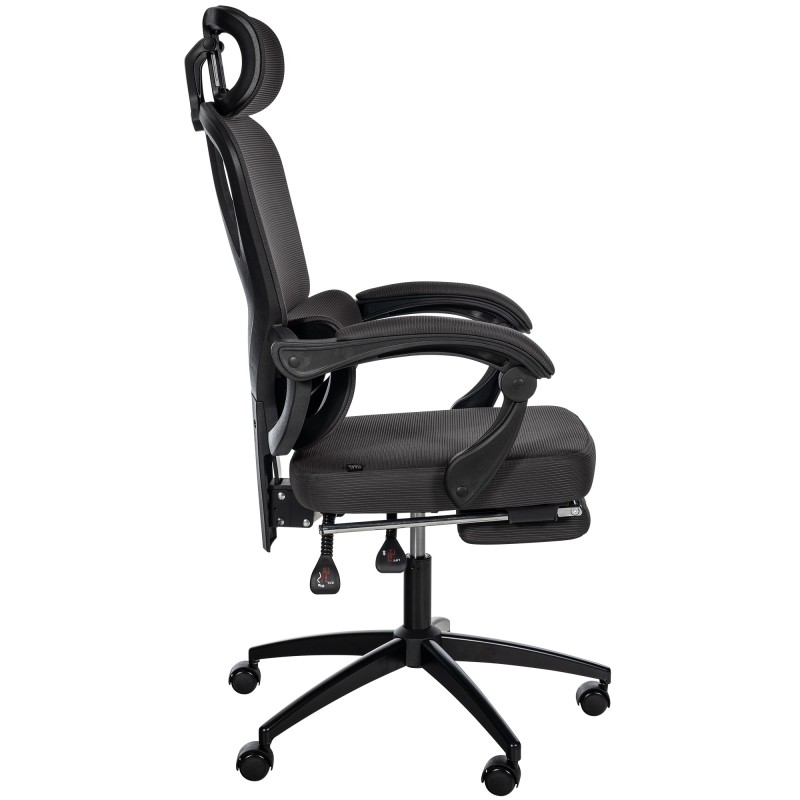 Silla de oficina Gander negra