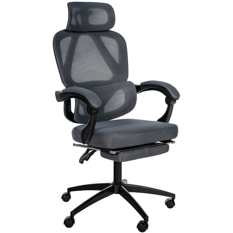 Silla de oficina Gander gris oscuro