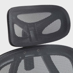 Silla de oficina negra Taos