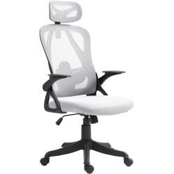 Silla de oficina gris Taos