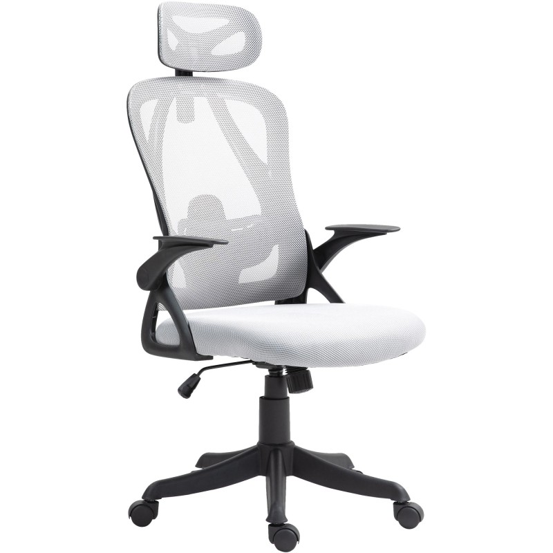 Silla de oficina gris Taos