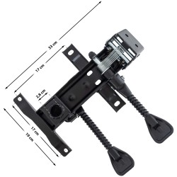 Silla de oficina negra Castle Silla de oficina negra Castle