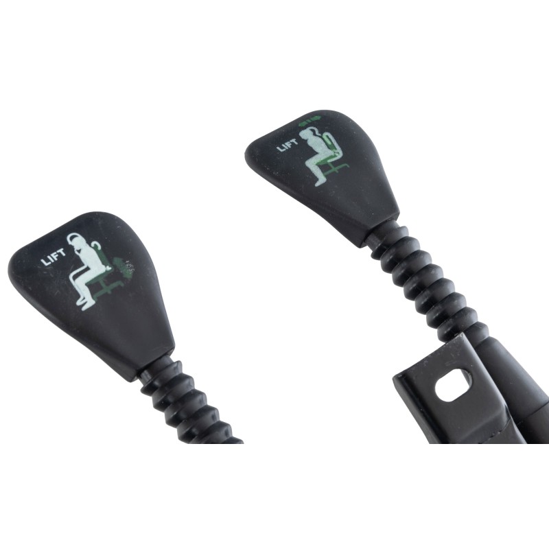 Silla de oficina negra Castle