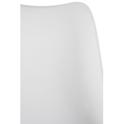 Taburete de trabajo blanco Laflin