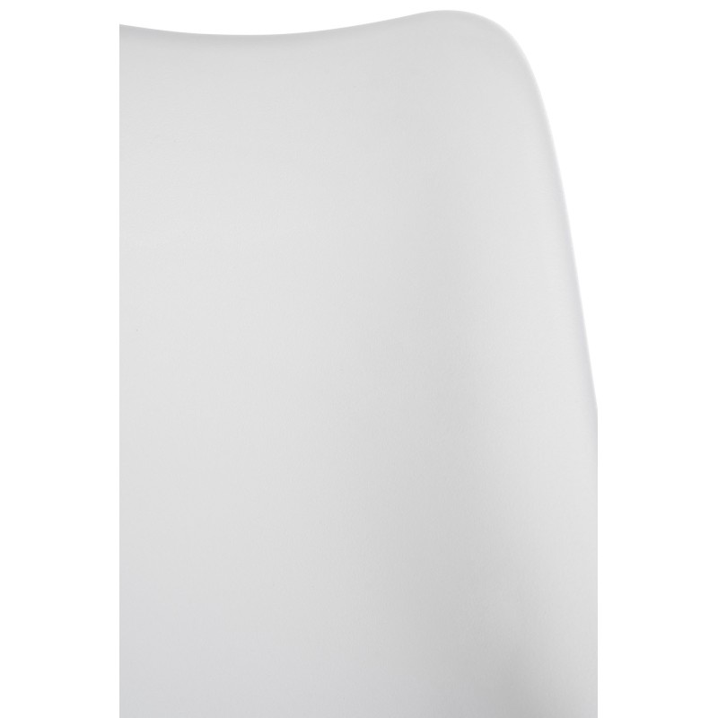 Taburete de trabajo blanco Laflin