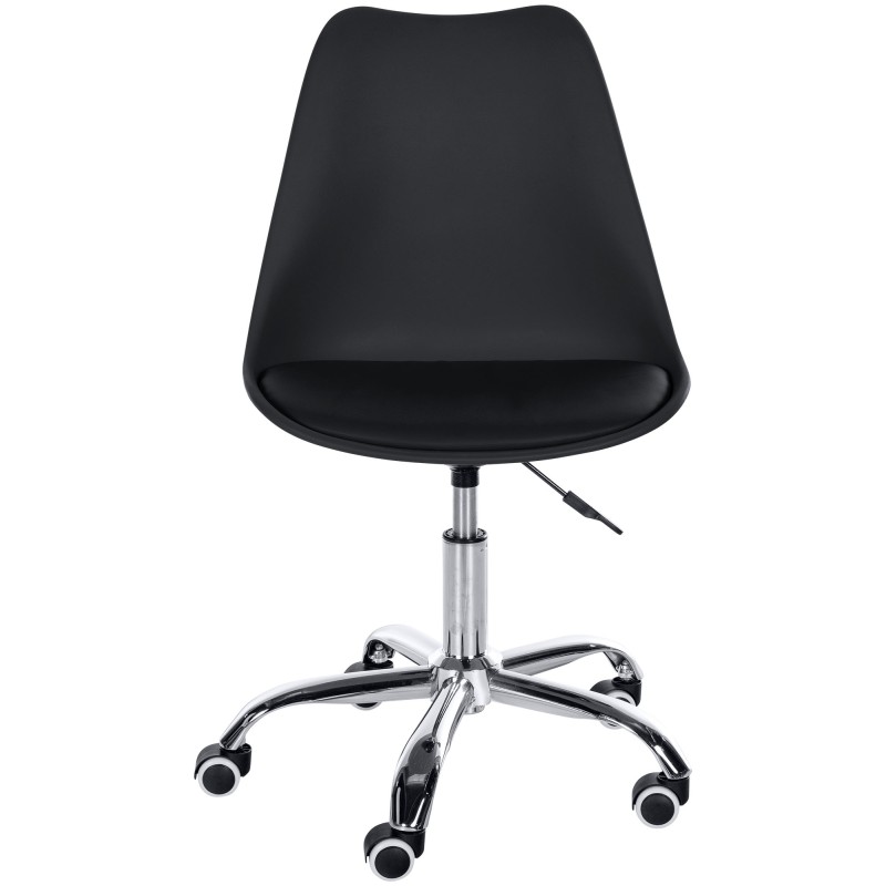 Taburete de trabajo negro Laflin