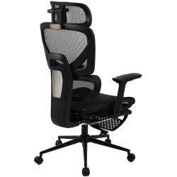 Silla de oficina negra Beresford