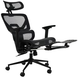 Silla de oficina negra Beresford