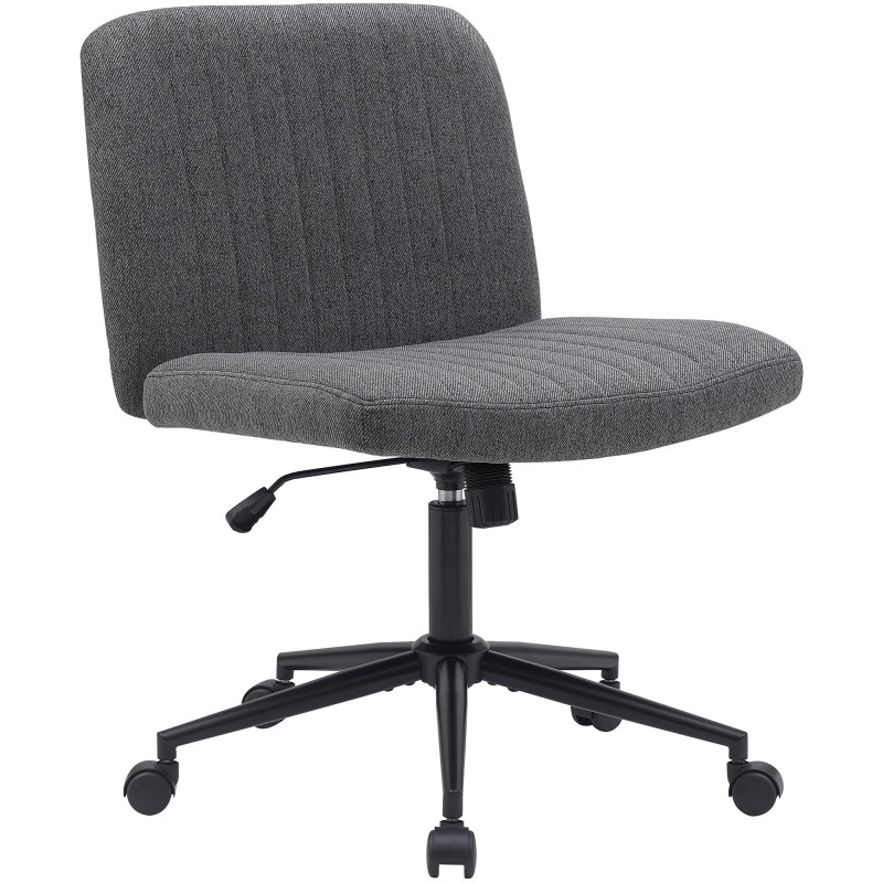 Silla de oficina Kingman en tela gris oscuro