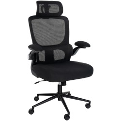 Silla de oficina negra Newberg