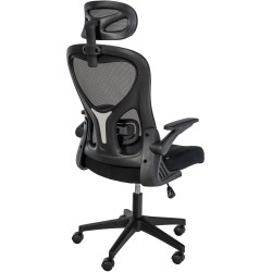 Silla de oficina negra Roseburg