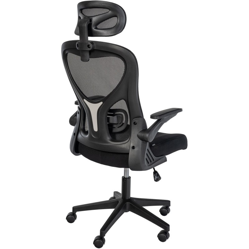 Silla de oficina negra Roseburg