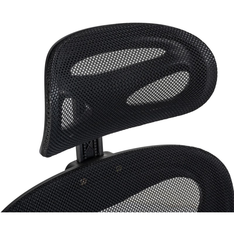 Silla de oficina negra Roseburg