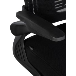 Silla de oficina negra Roseburg