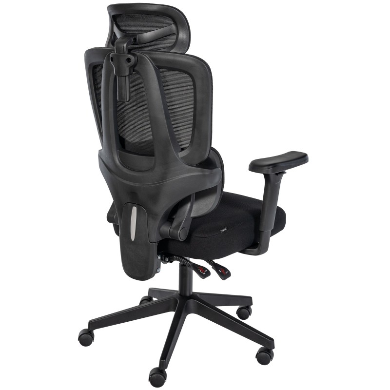 Silla de oficina negra Altamont