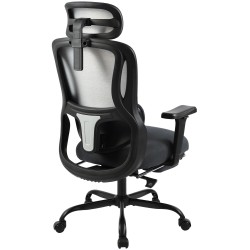 Silla de oficina Leesburg negra/negra