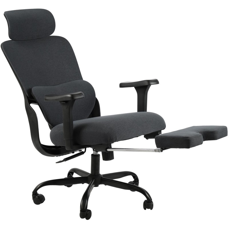 Silla de oficina Leesburg negra/negra