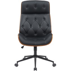 Silla de oficina Martil nogal/negro