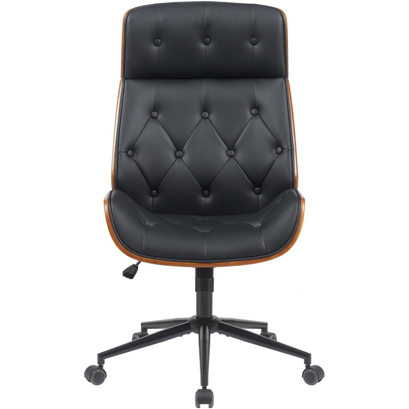 Silla de oficina Martil nogal/negro
